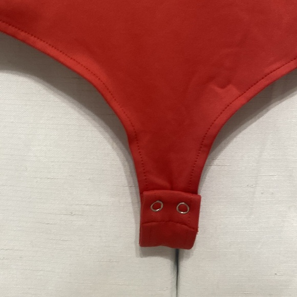 REORIA Plunge Deep V Neck Sleeveless V Backless Going Out Tank Bodysuits Tops - Picture 7 of 8